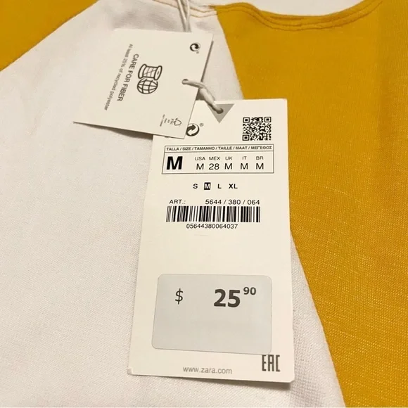 Zara Colorblock Dress Women’s Size Medium - Picture 5 of 16